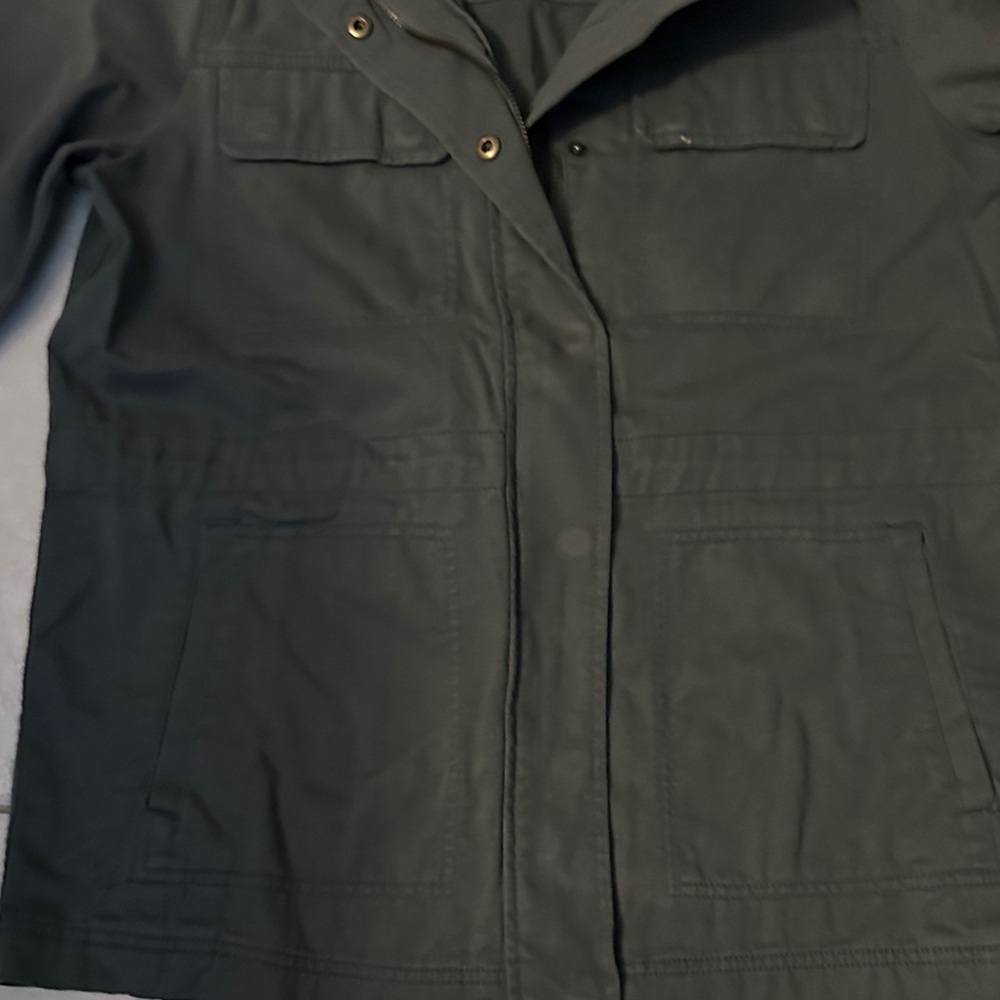 GAP Women's Dark Green Utility Jacket Size Medium - Picture 3 of 5